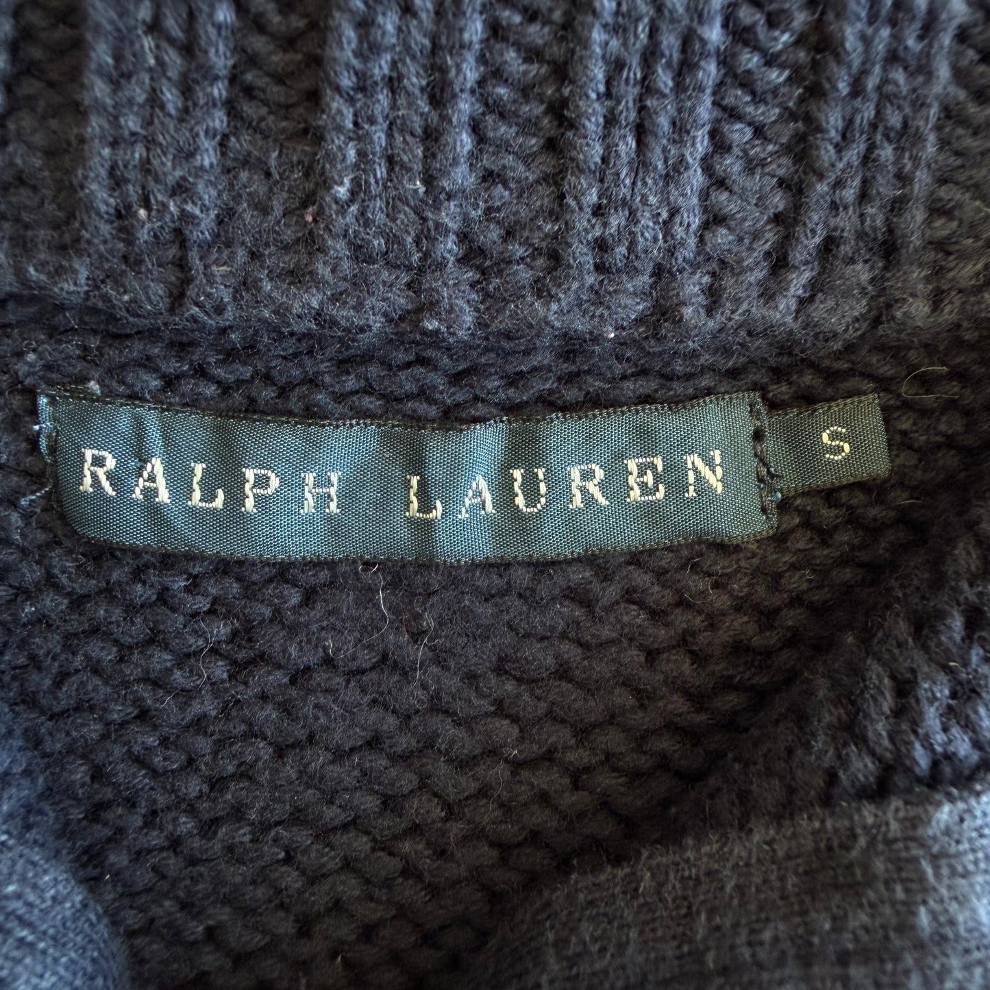 Y2K Ralph Lauren Flag Heavy Quarter Zip - XS