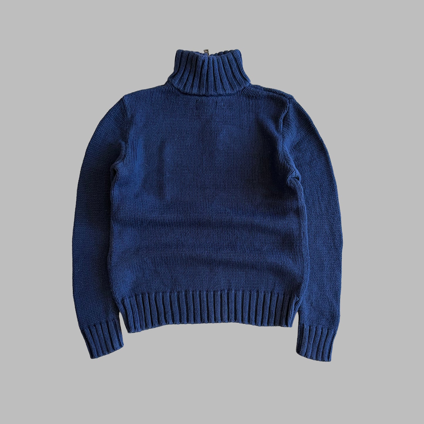 Y2K Ralph Lauren Flag Heavy Quarter Zip - XS