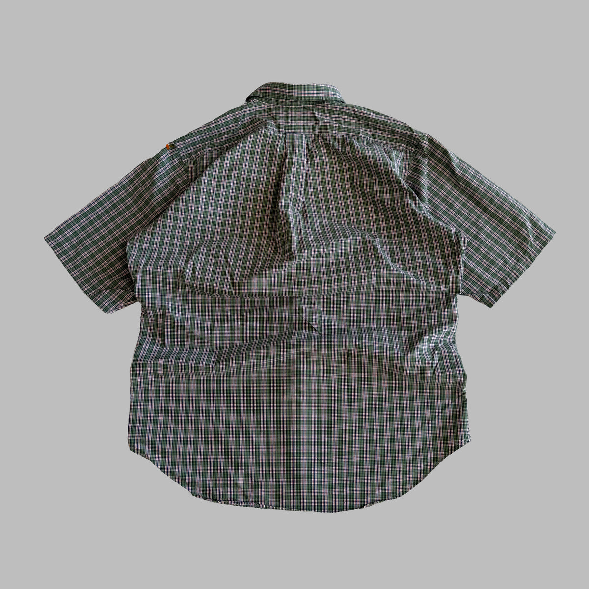 Y2K Polo Ralph Lauren Checkered Button Up Shirt - M