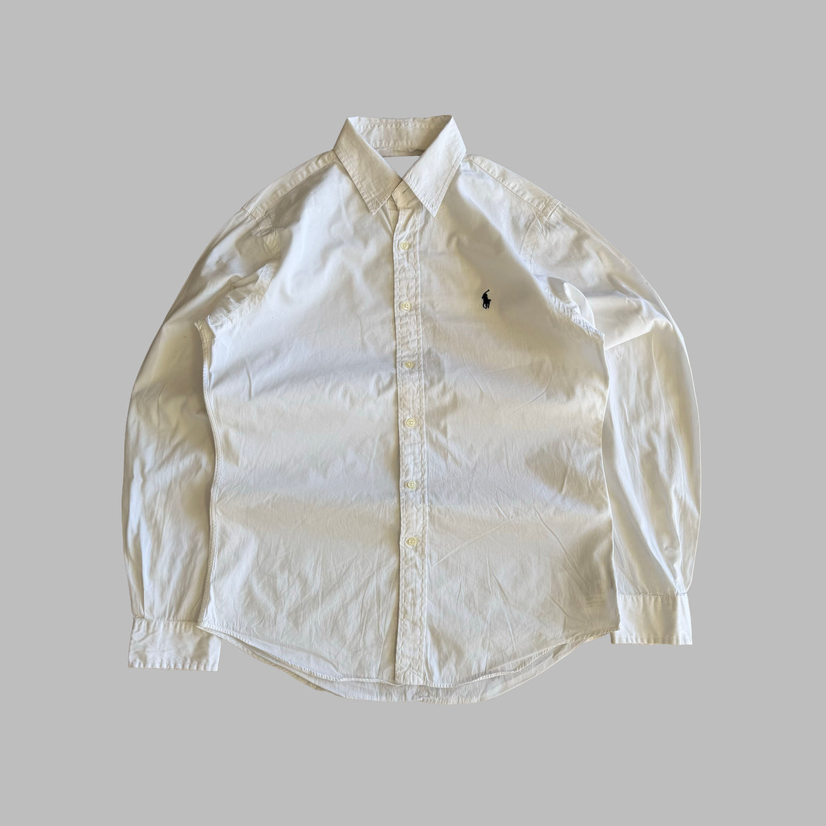 Y2K Polo Ralph Lauren Classic Button Up Shirt - M