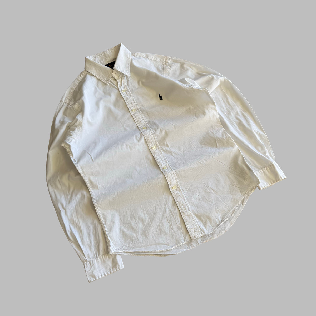 Y2K Polo Ralph Lauren Classic Button Up Shirt - M