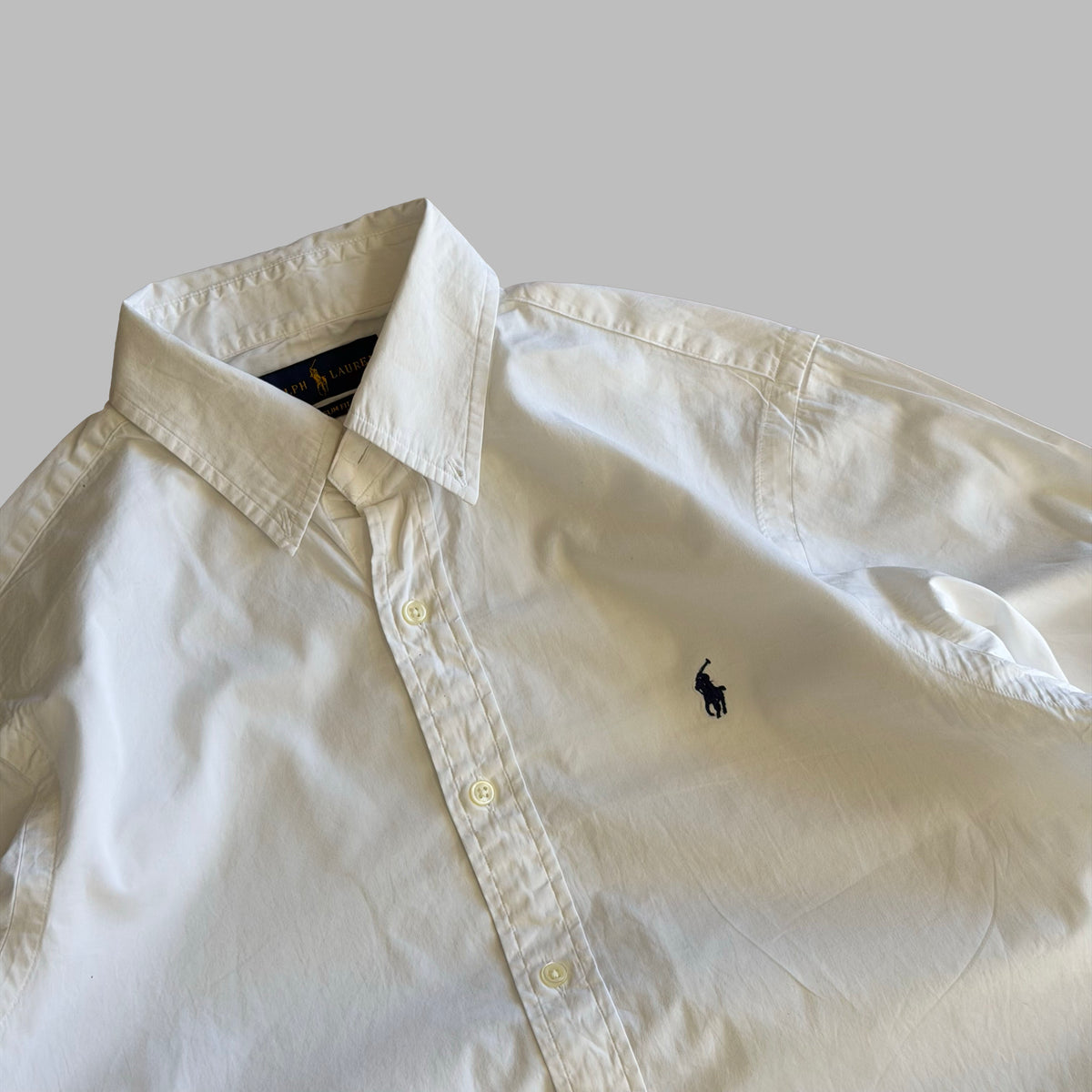 Y2K Polo Ralph Lauren Classic Button Up Shirt - M