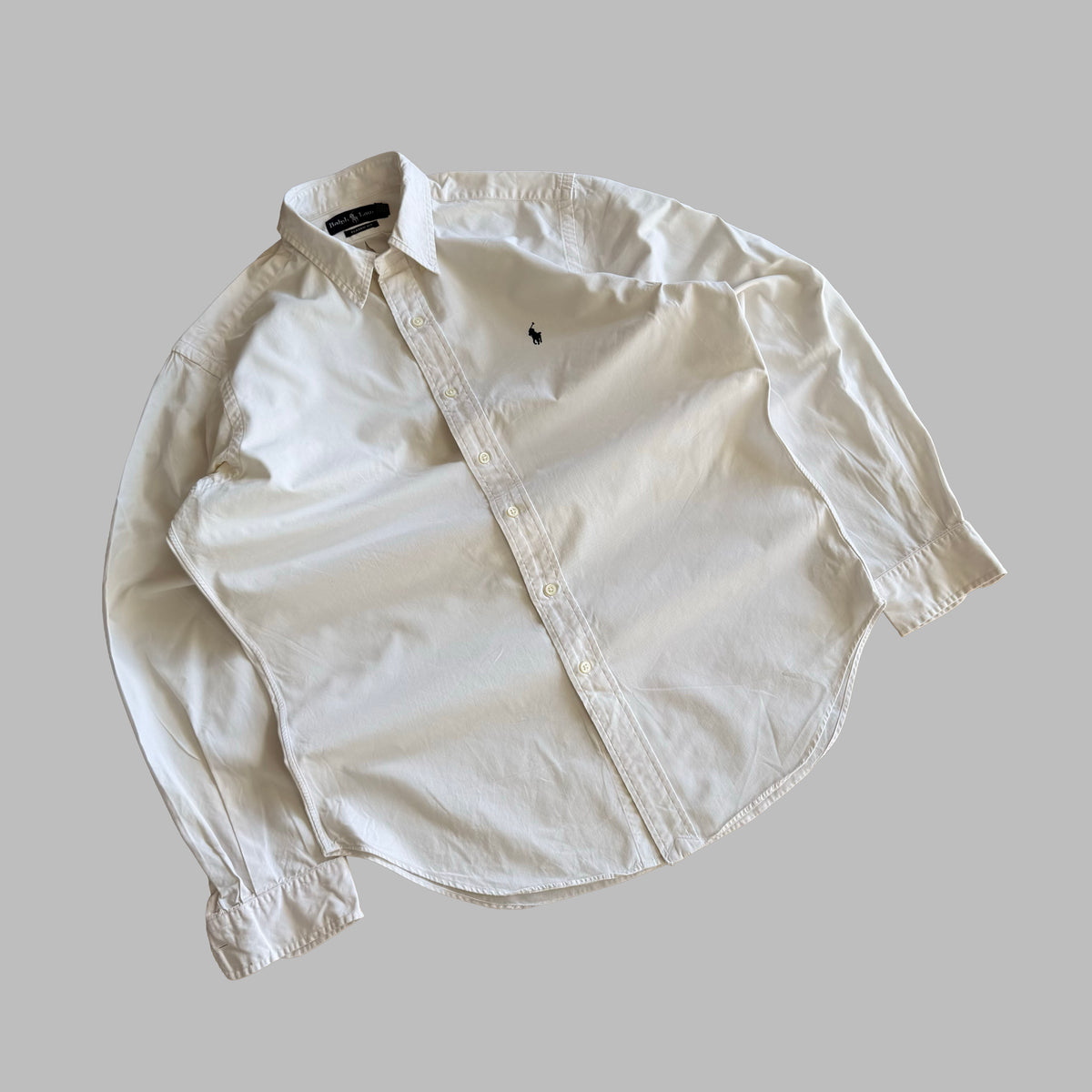 Y2K Polo Ralph Lauren Classic Button Up Shirt - M