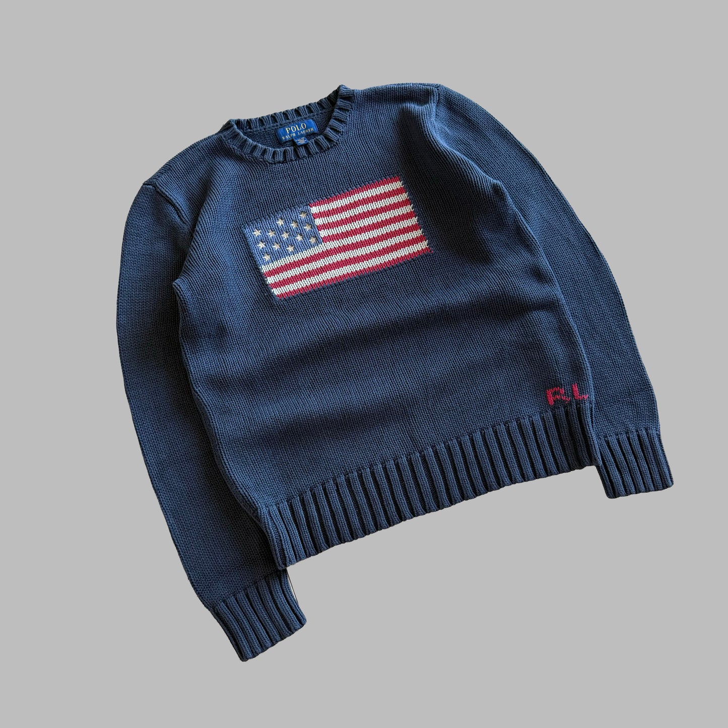 Ralph Lauren Flag Heavy Knit - S/M