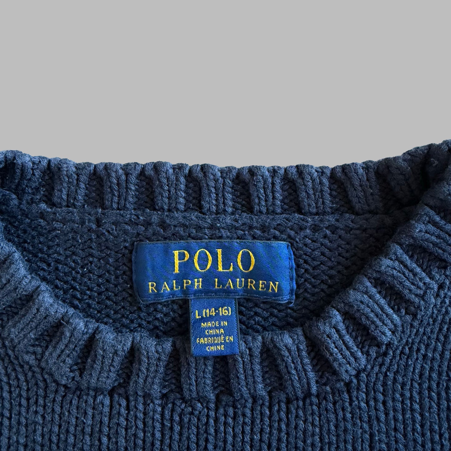 Ralph Lauren Flag Heavy Knit - S/M