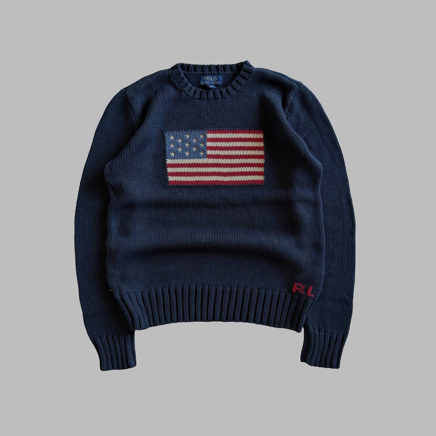 Ralph Lauren Flag Heavy Knit - M/L