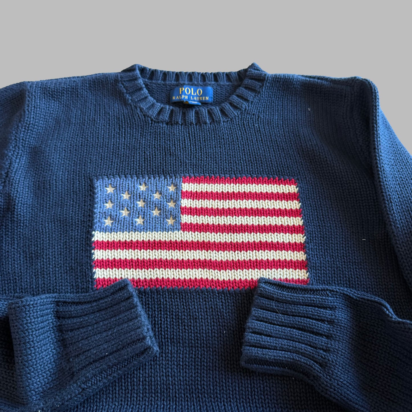 Ralph Lauren Flag Heavy Knit - M/L