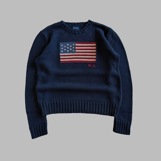 Ralph Lauren Flag Heavy Knit - M/L