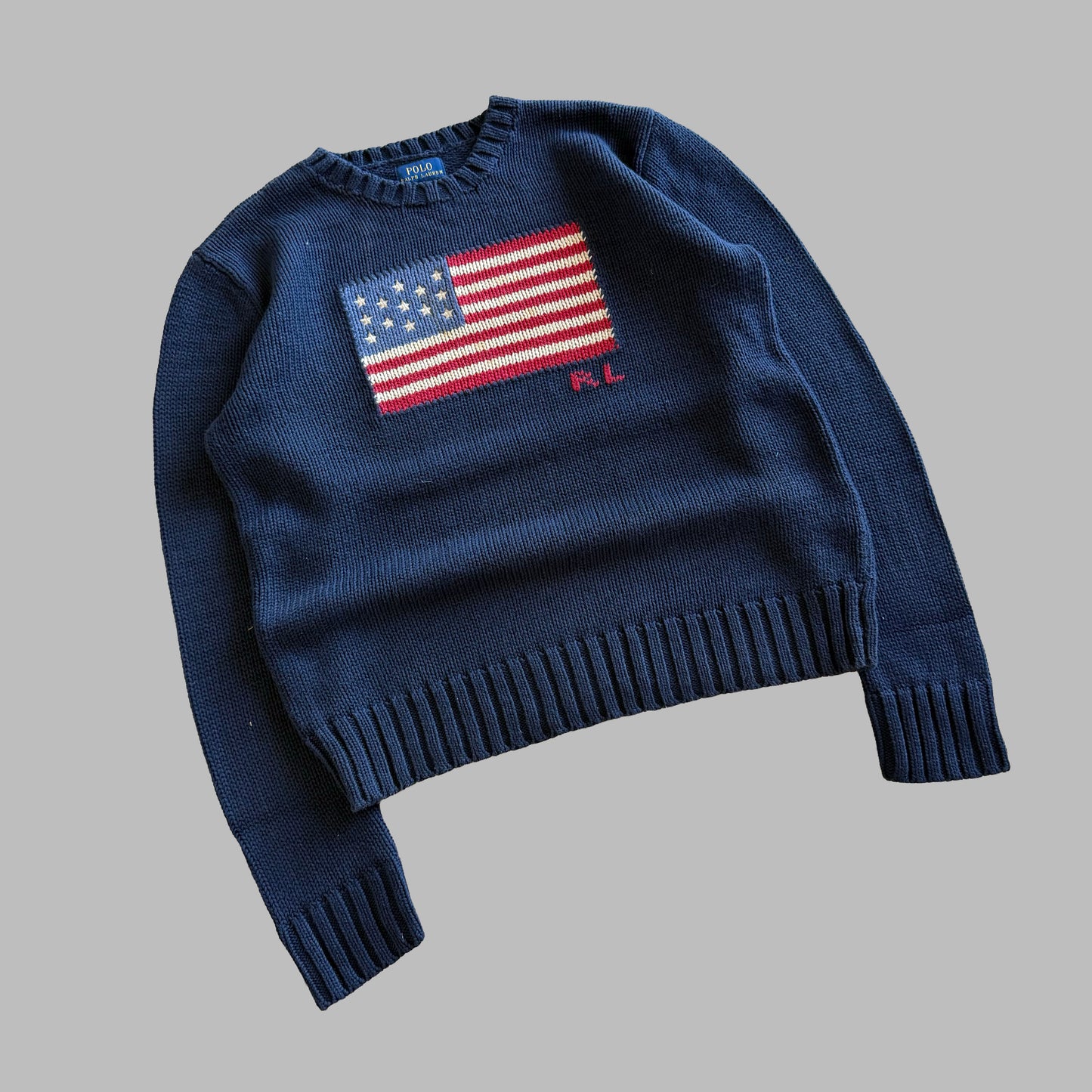 Ralph Lauren Flag Heavy Knit - M/L
