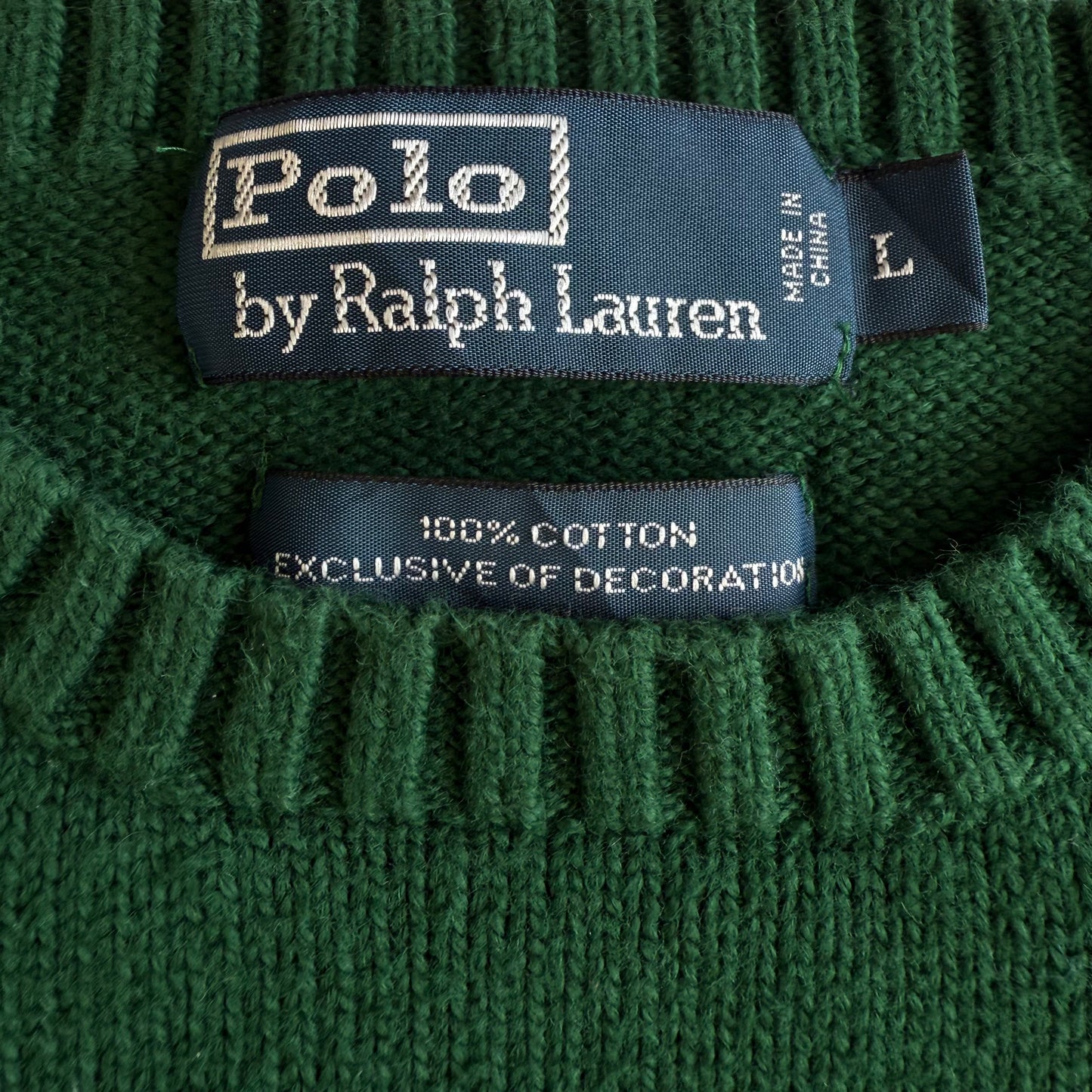 Ralph Lauren Heavy Knit - Large
