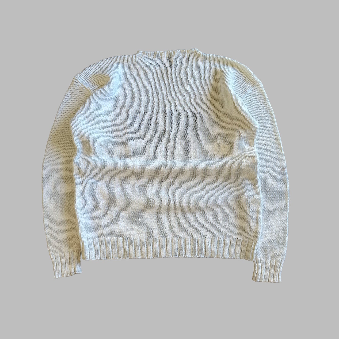 Y2K Ralph Lauren Flag Heavy Knit - L/XL