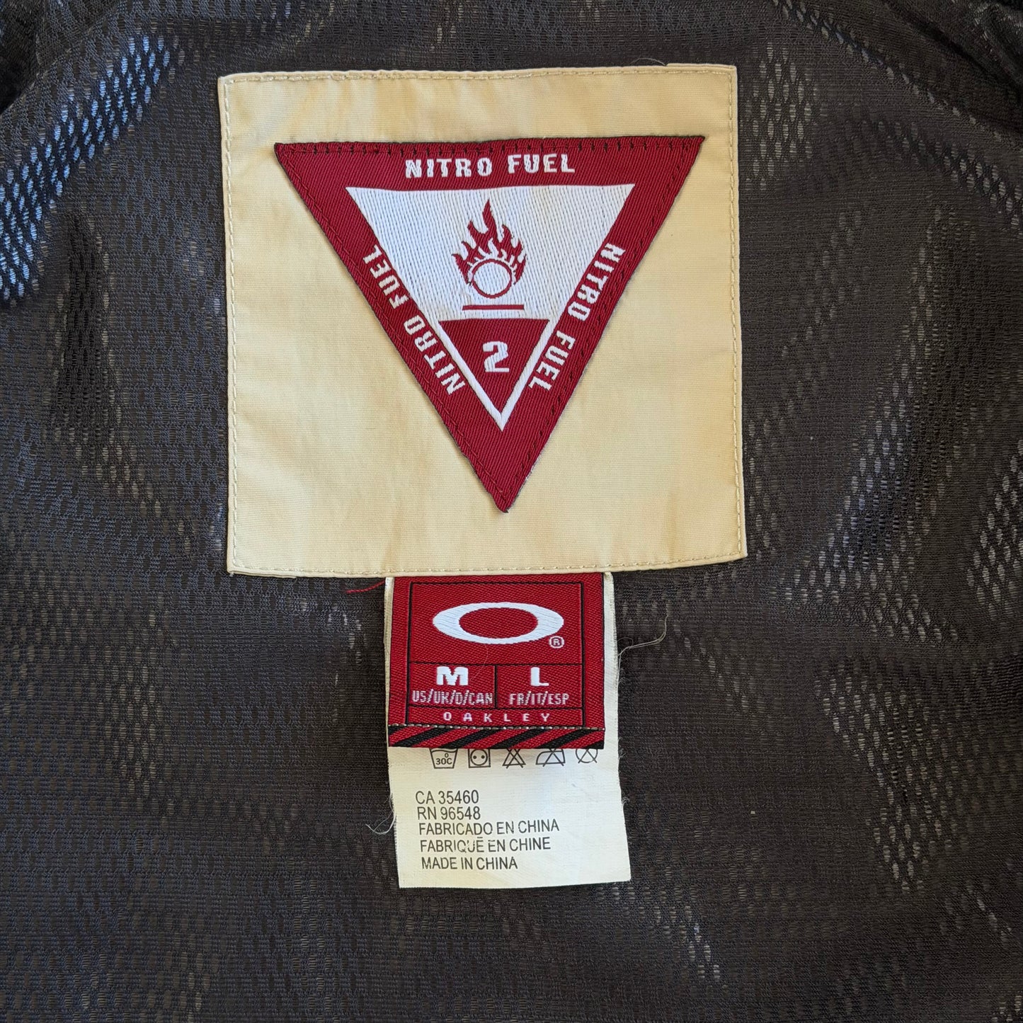 Y2K Oakley Nitro Fuel Insulated Technical Jacket - M