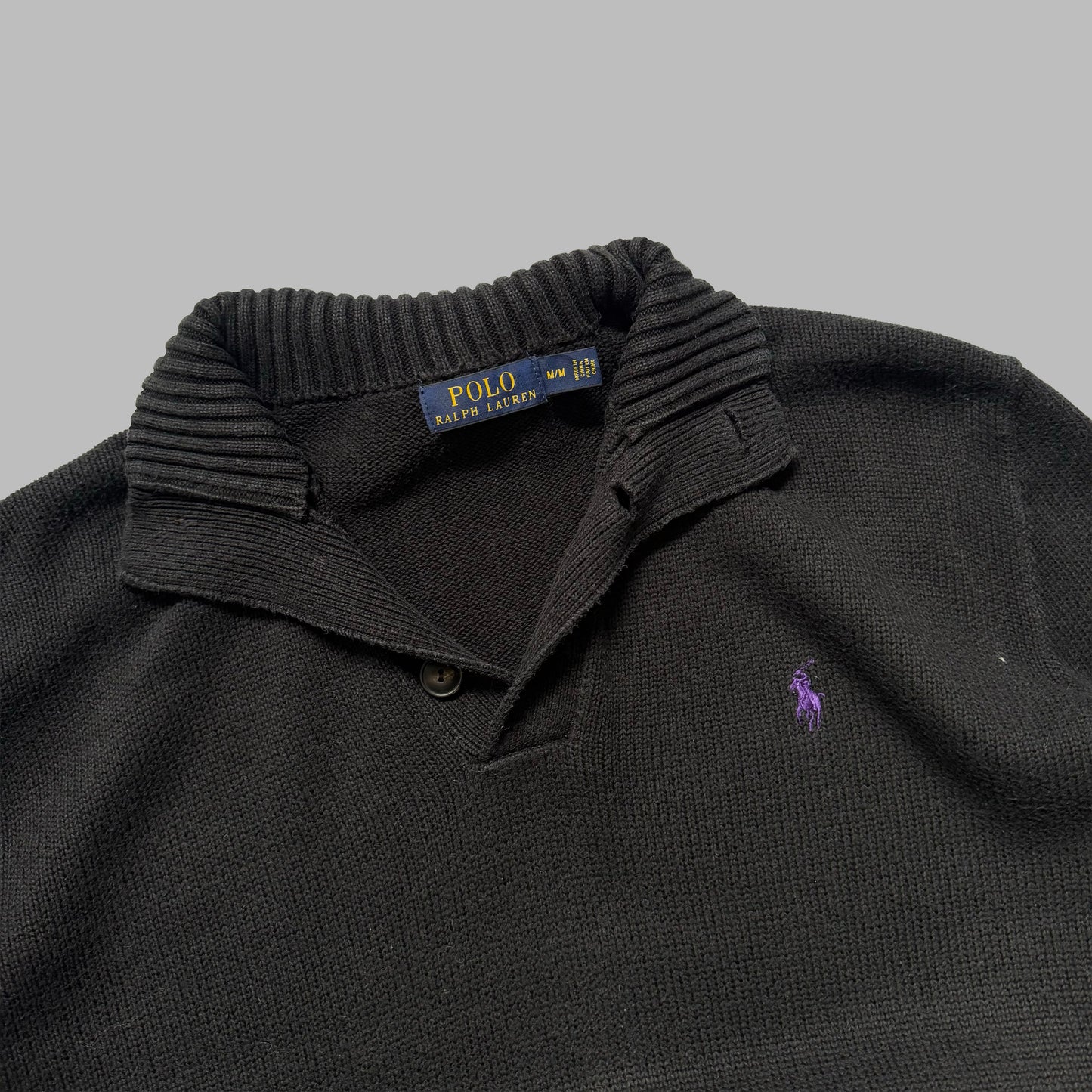 Polo Ralph Lauren Cotton Henley Knit - M