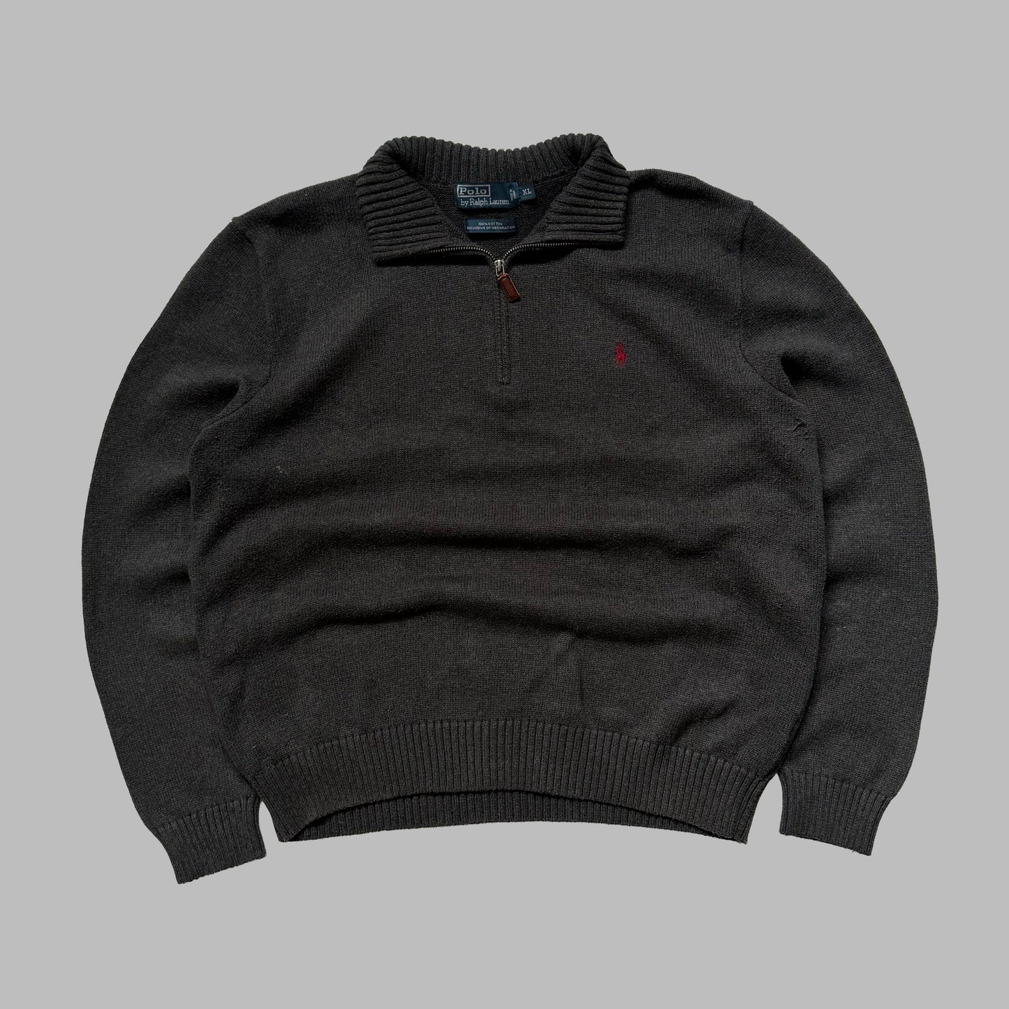 90s Polo Ralph Lauren Heavyweight Quarter Zip - XL