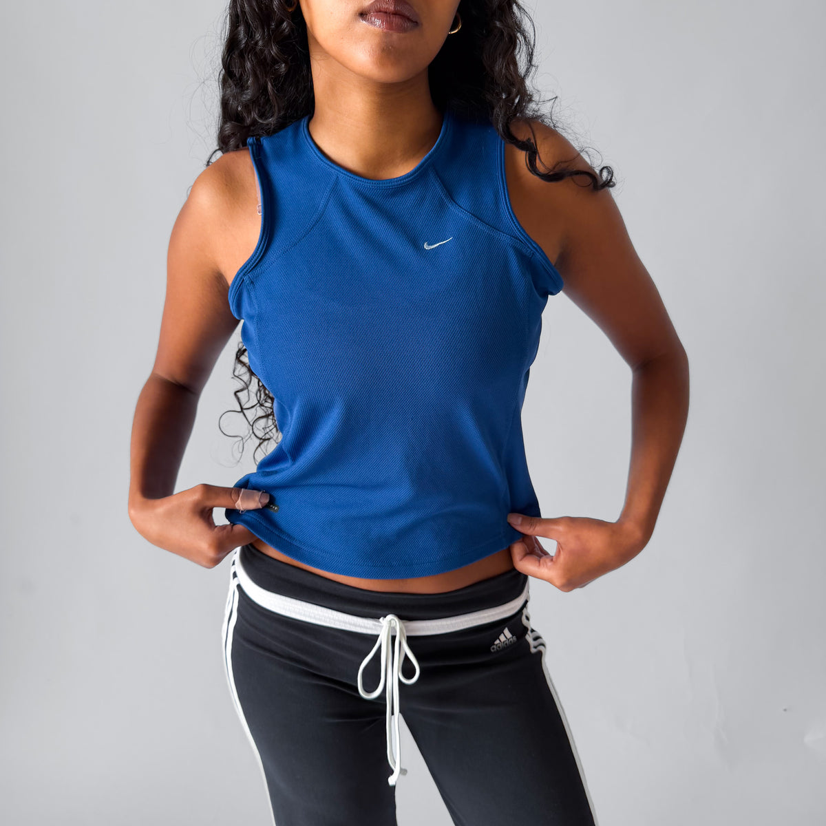 Y2K Nike Single Swoosh Activewear Tank - M