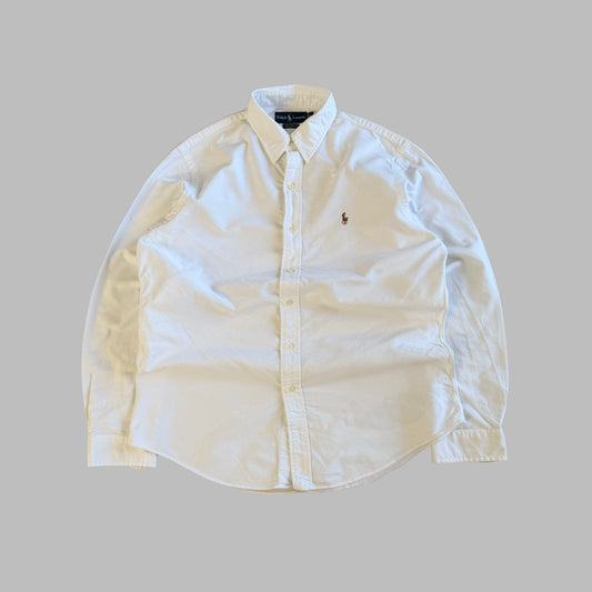 90s Polo Ralph Lauren Cotton Button Up Shirt - L