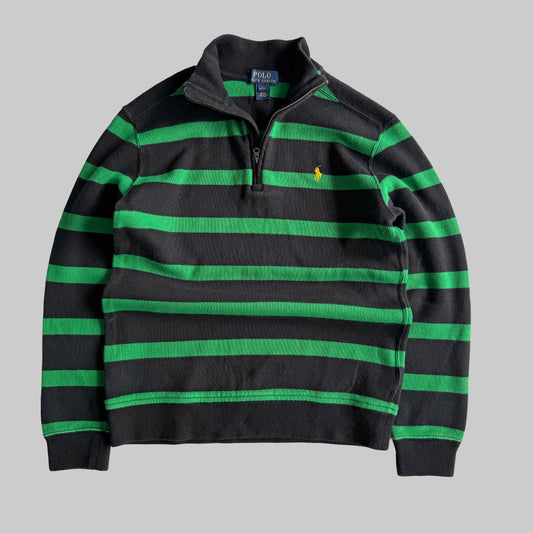 Ralph Lauren Striped Quarter Zip - Small