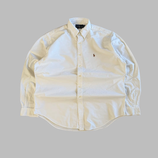 90s Polo Ralph Lauren Cotton Button Up Shirt - XL