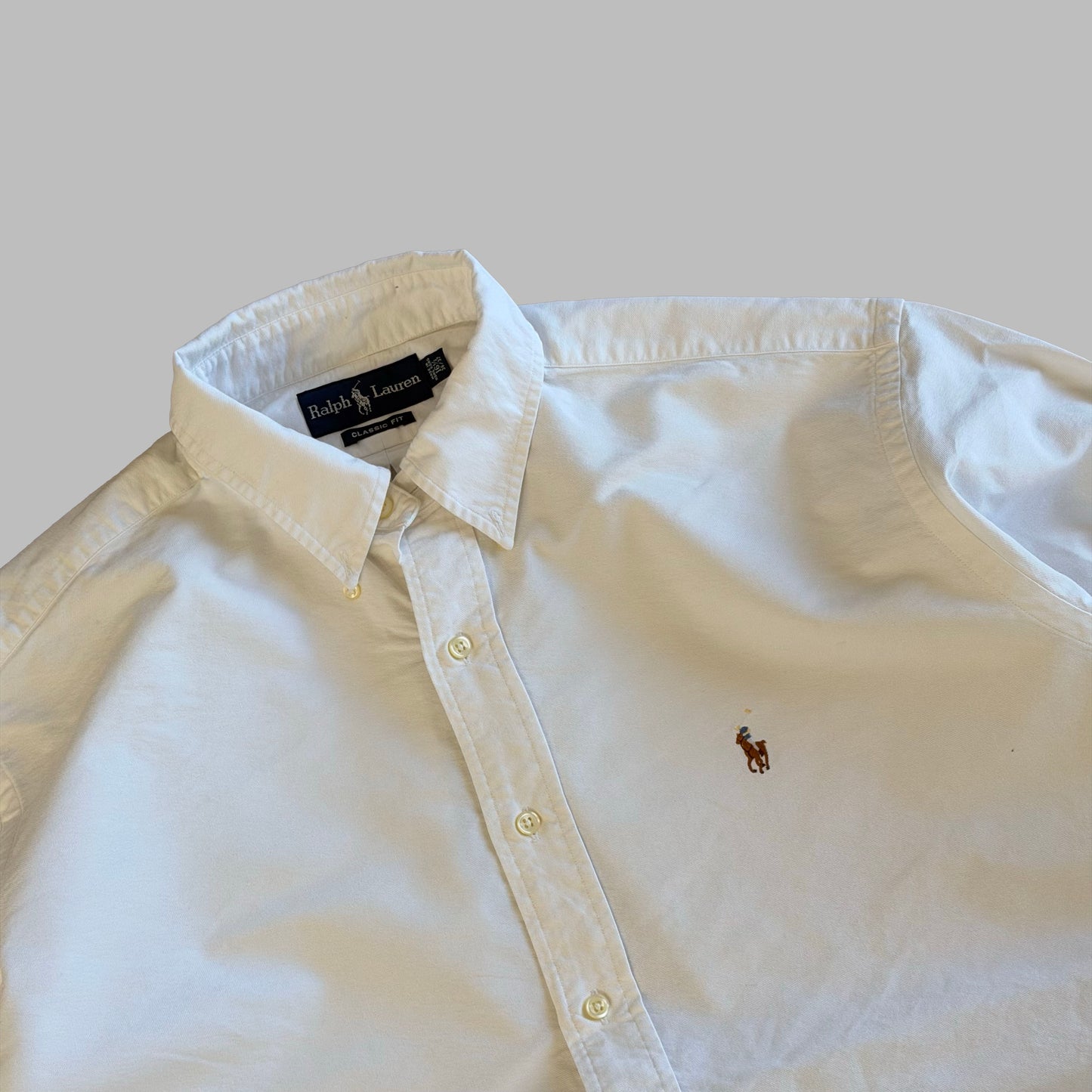 90s Polo Ralph Lauren Cotton Button Up Shirt - XL