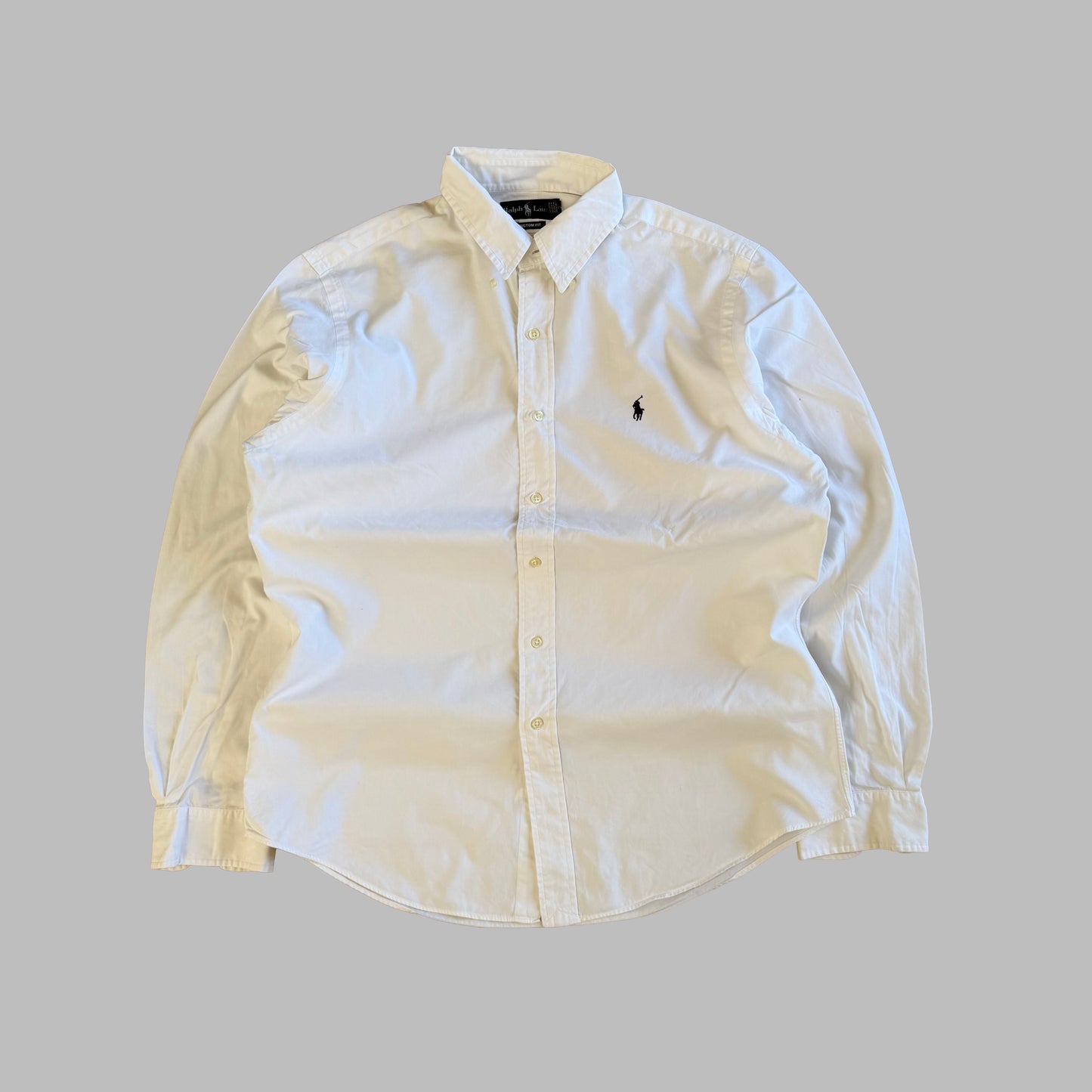 90s Polo Ralph Lauren Cotton Button Up Shirt - L
