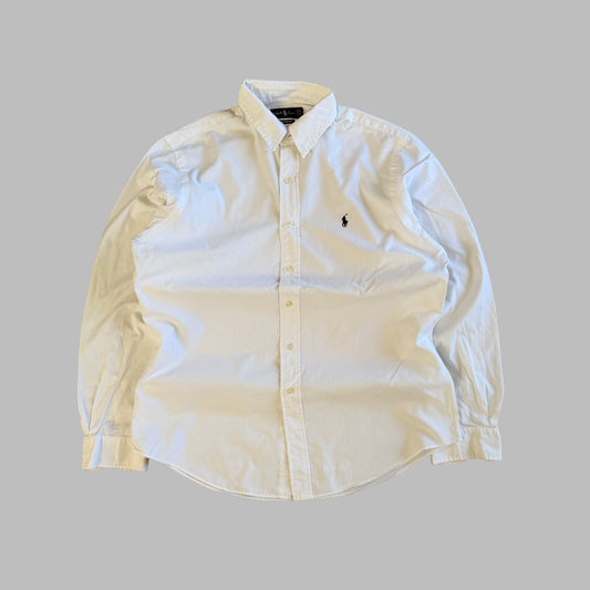 90s Polo Ralph Lauren Cotton Button Up Shirt - L