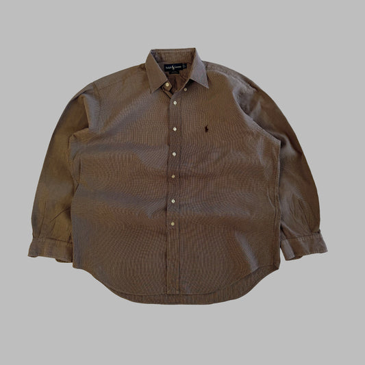 90s Polo Ralph Lauren Cotton Button Up Shirt - L