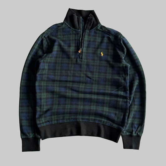 Ralph Lauren Tartan Quarter Zip - Small