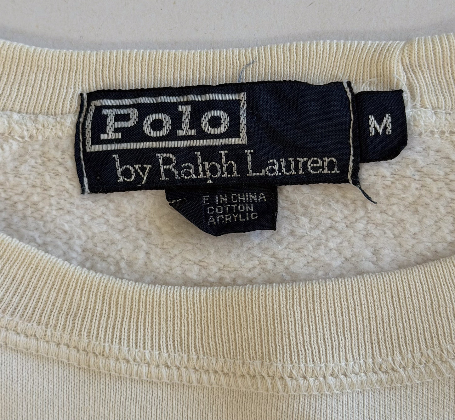 90s Ralph Lauren Polo Basketball Bear Sweatshirt - M