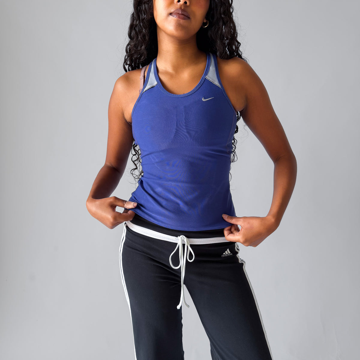 Y2K Nike Synched Racerback Activewear Top - S