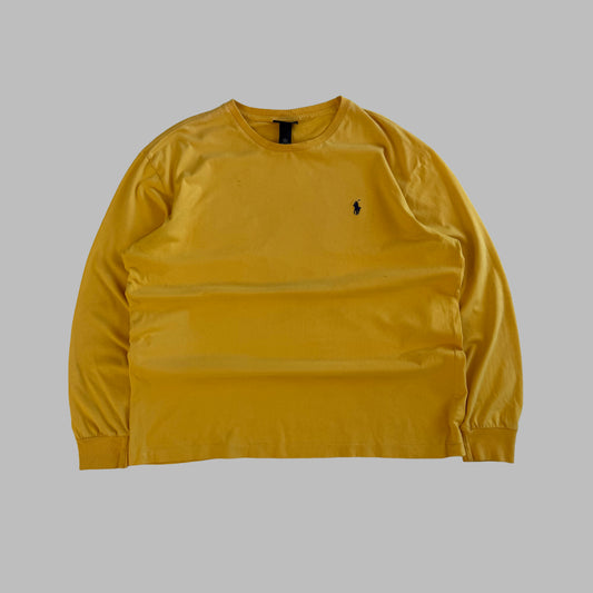 90s Polo Ralph Lauren Cotton Long Sleeve T-Shirt - L