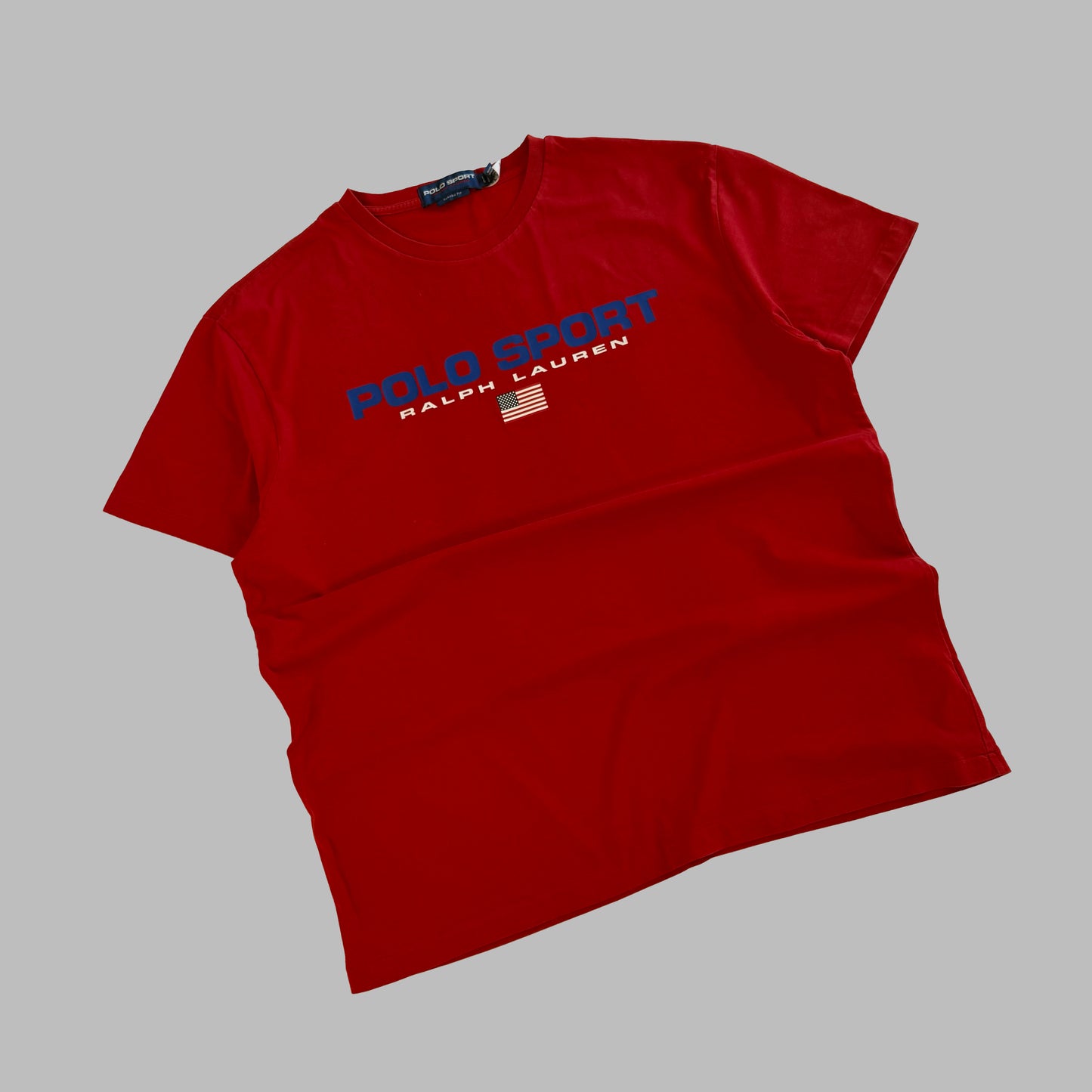 90s Ralph Lauren Polo Sport Printed Tee - L