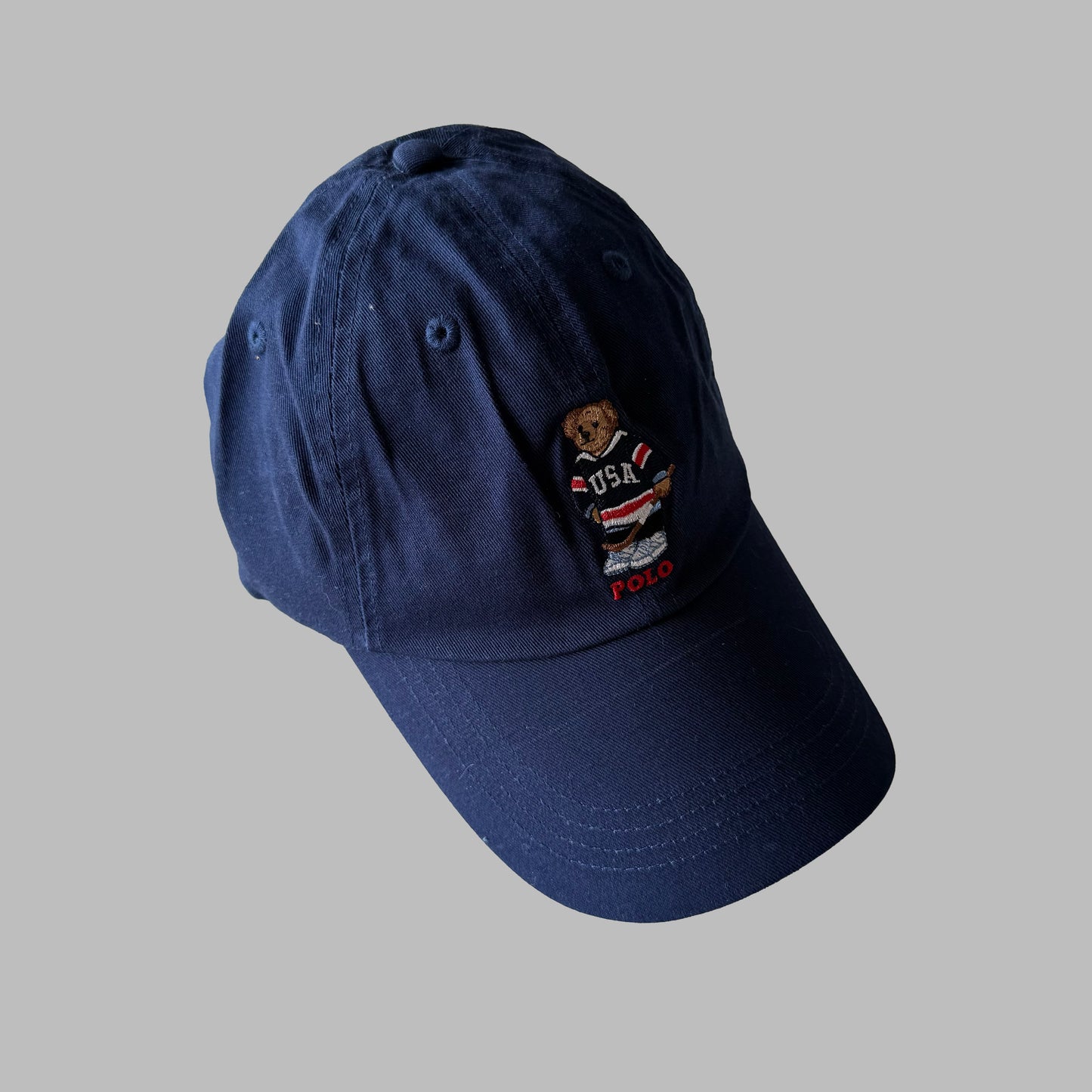 Polo Hockey Bear Cap