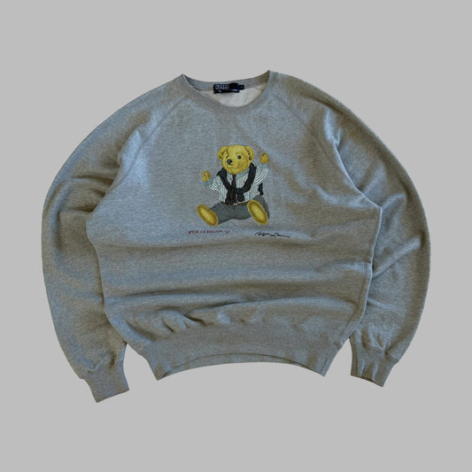 90s Ralph Lauren Polo Sitting Bear Sweatshirt - L