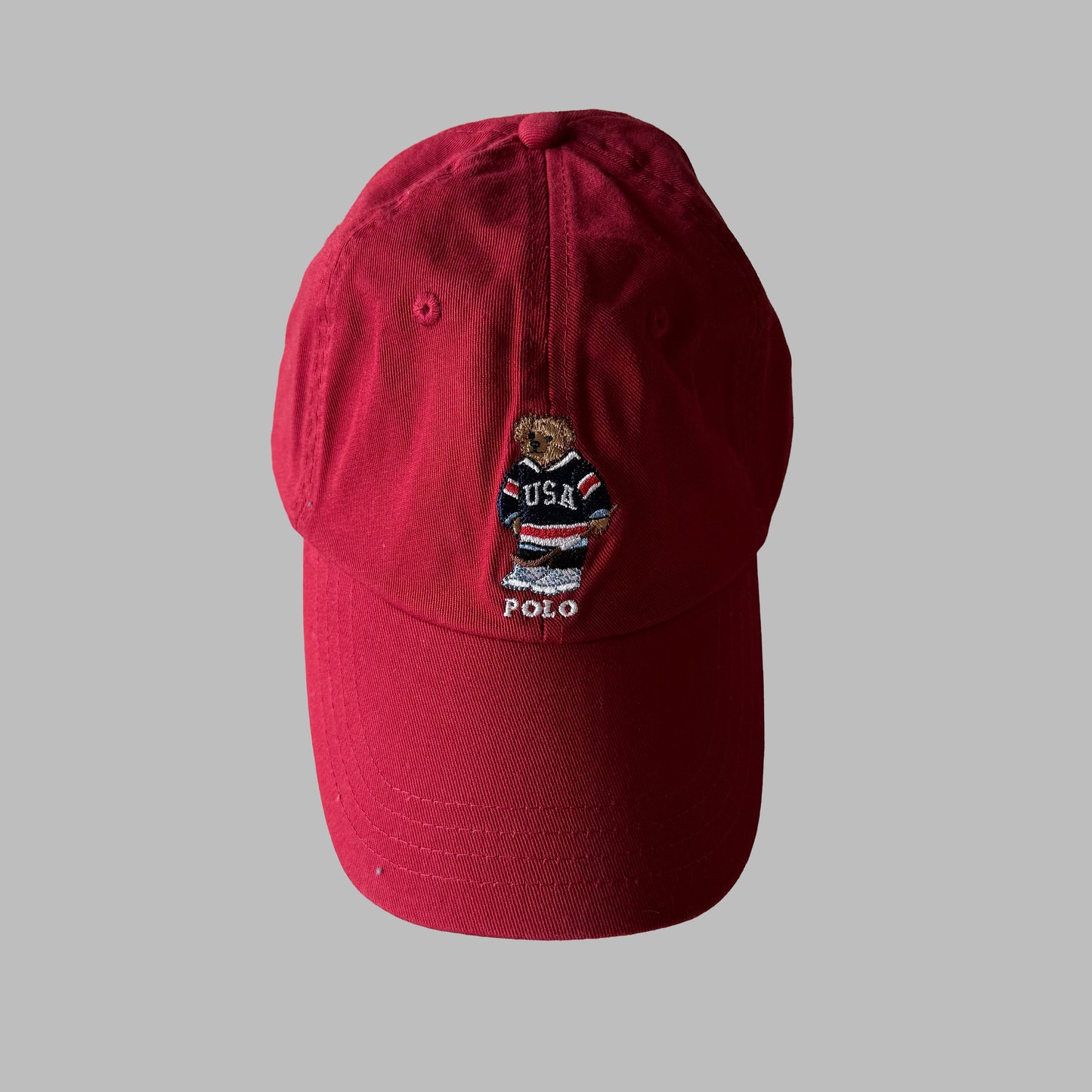 Polo Hockey Bear Cap