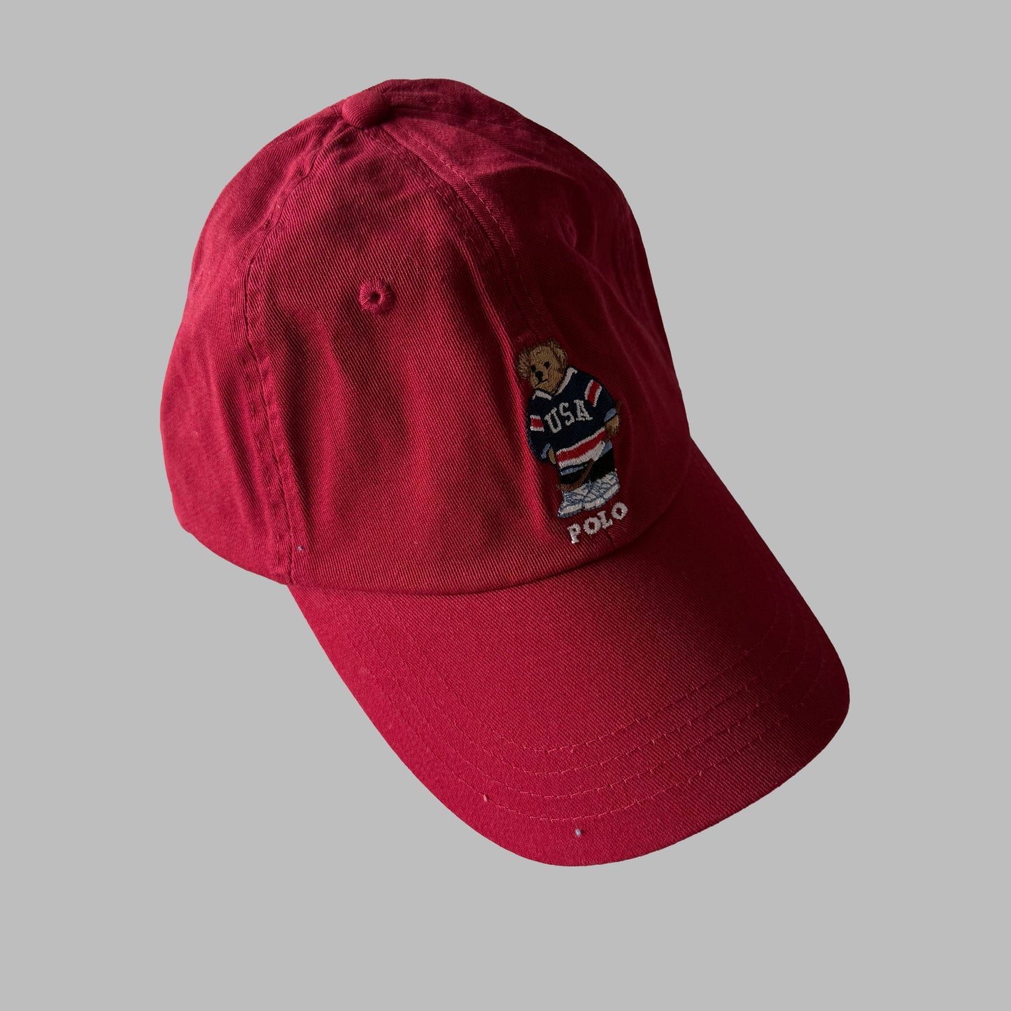 Polo Hockey Bear Cap