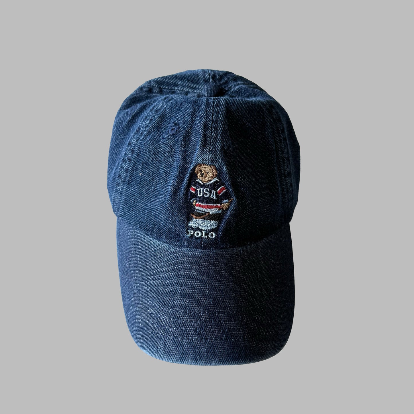 Polo Hockey Bear Cap