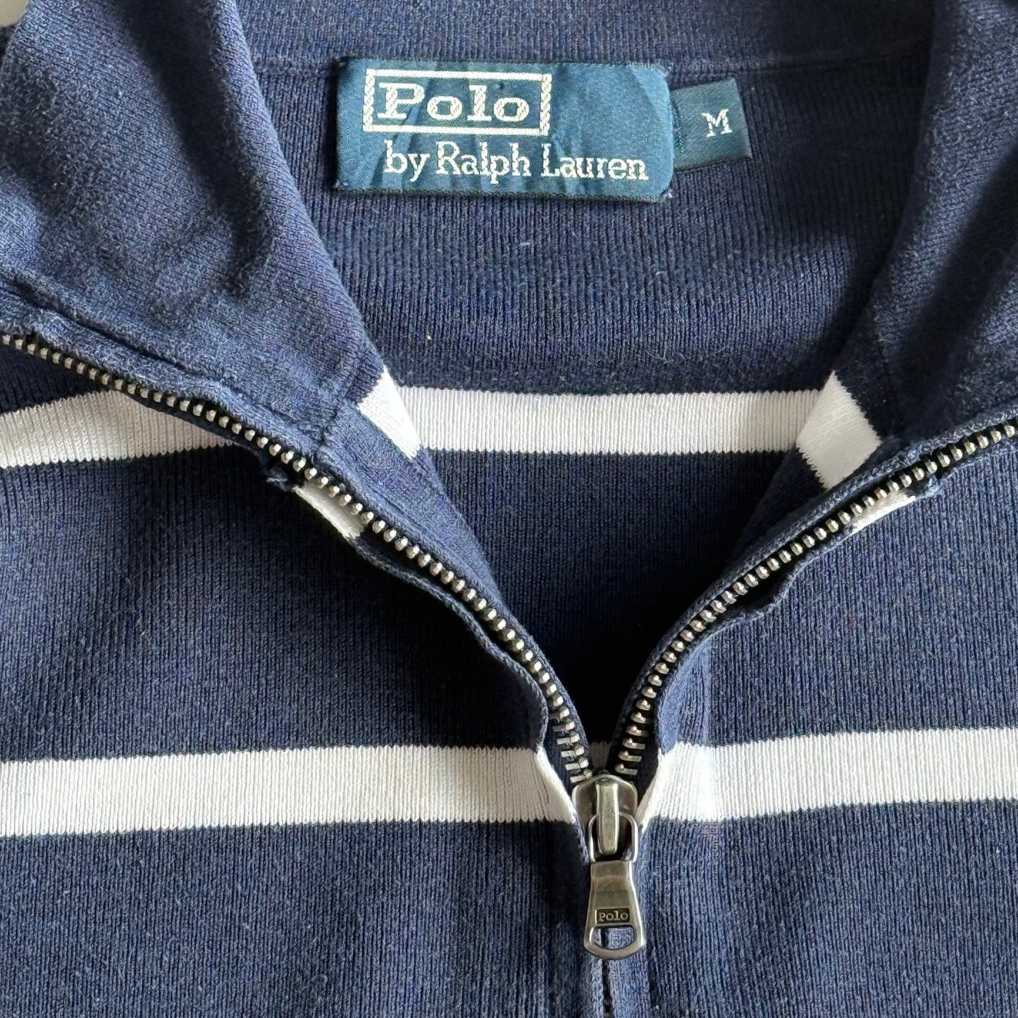 Ralph Lauren Striped Quarter Zip - Medium