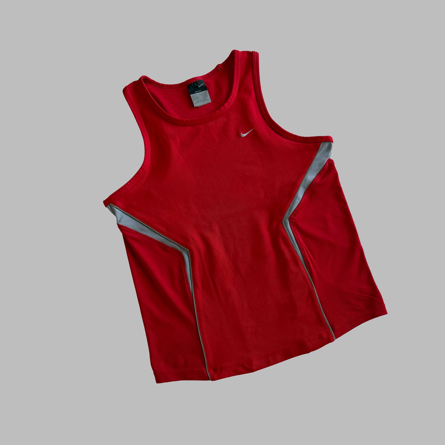 Y2K Nike Panelled Activewear Tank - S/M