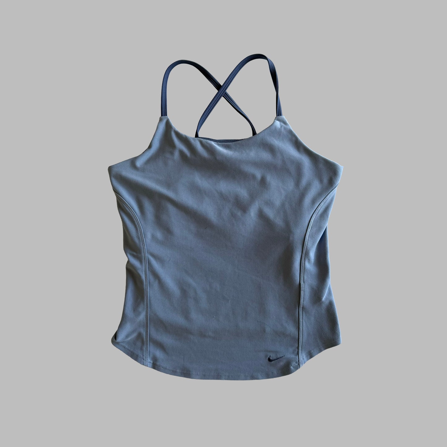 Y2K Nike Synched Cross Back Activewear Top - S/M