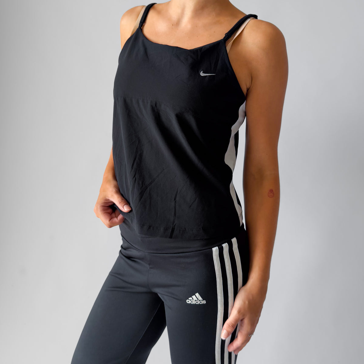 Y2K Nike Swoosh Activewear Tank - M/L