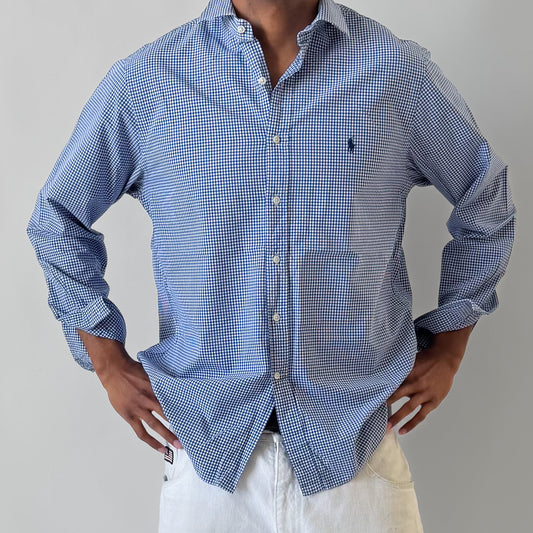 Polo Ralph Lauren Checkered Button Up Shirt - M
