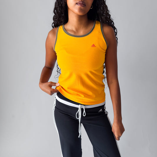 Y2K Adidas Ringer Tank - M