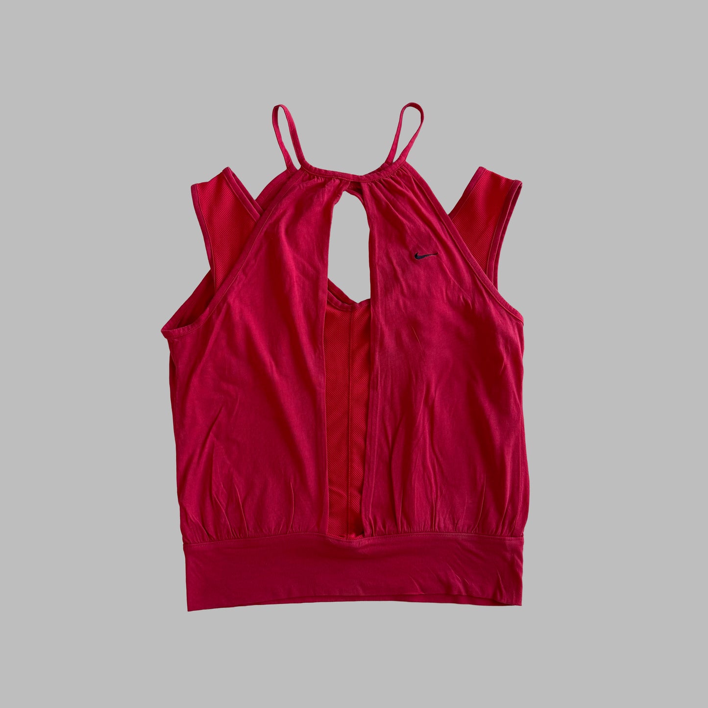 Y2K Nike Keyhole Activewear Tank - S