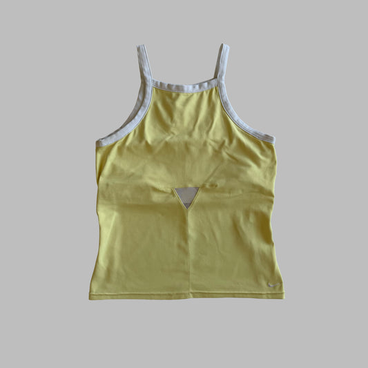 Y2K Nike Square Neck Activewear Tank - S/M