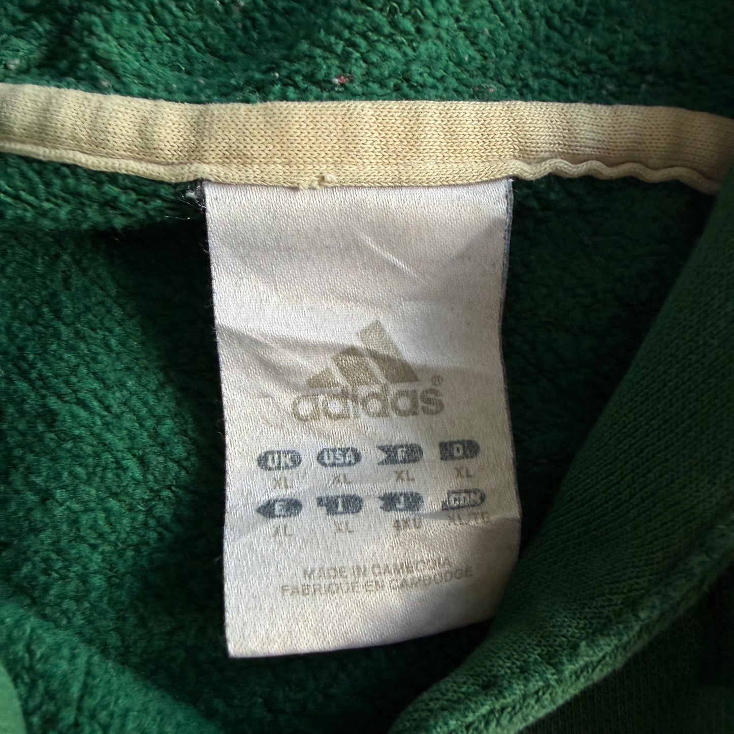 Y2K Adidas Three Striped Hoodie - XL
