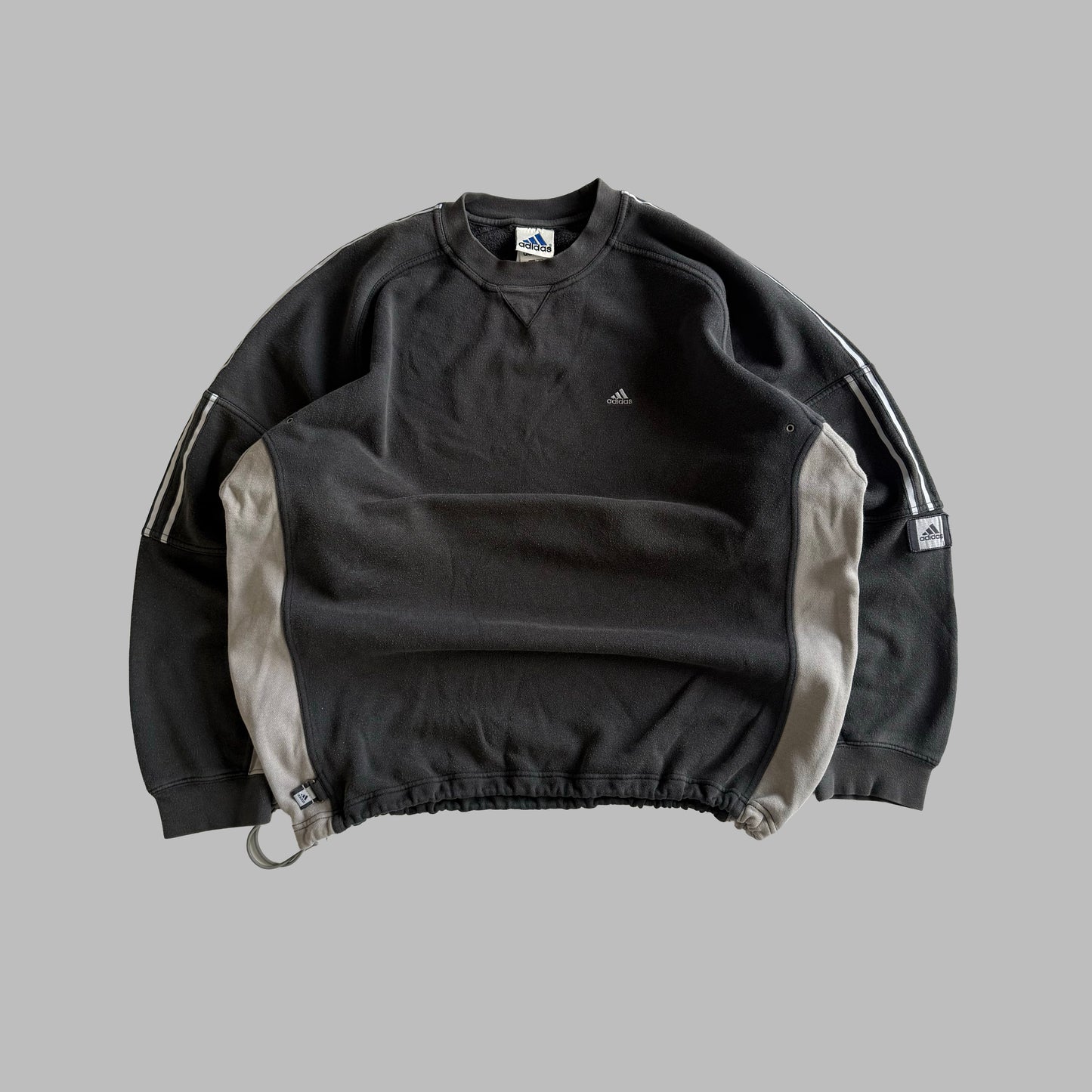 90s Adidas Panelled Sweatshirt - M
