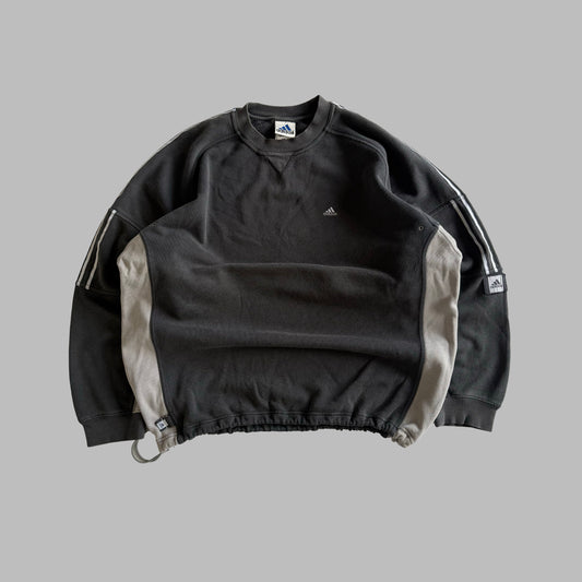 90s Adidas Panelled Sweatshirt - M