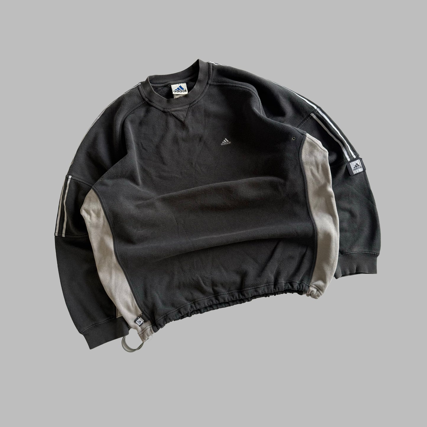 90s Adidas Panelled Sweatshirt - M
