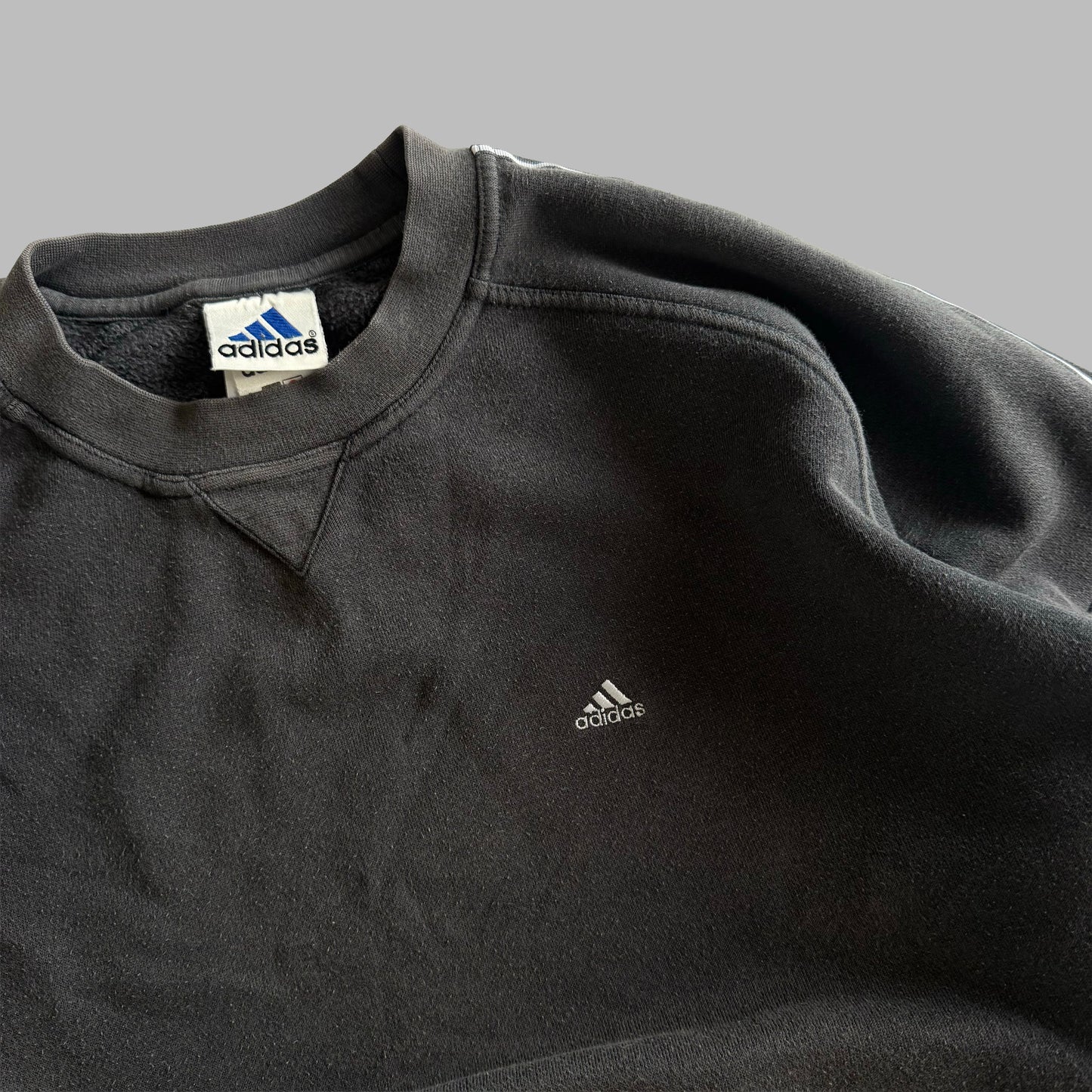 90s Adidas Panelled Sweatshirt - M