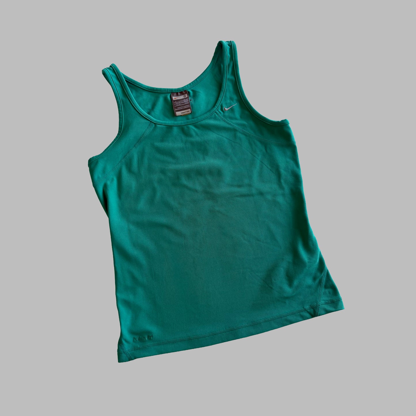 Y2K Nike Scoop Neck Activewear Tank - S